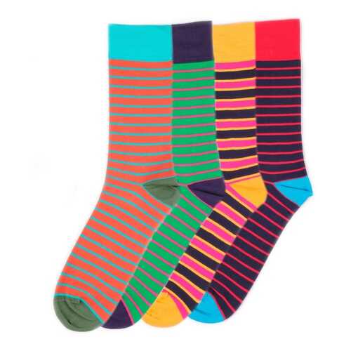 Набор носков Burning heels Horizontal Stripes разноцветный 42-45 в Милабель