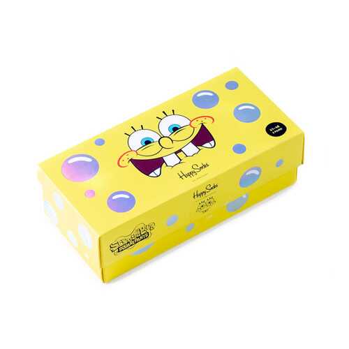 Носки Happy Socks SpongeBob 3 разноцветные 36-40 в Милабель