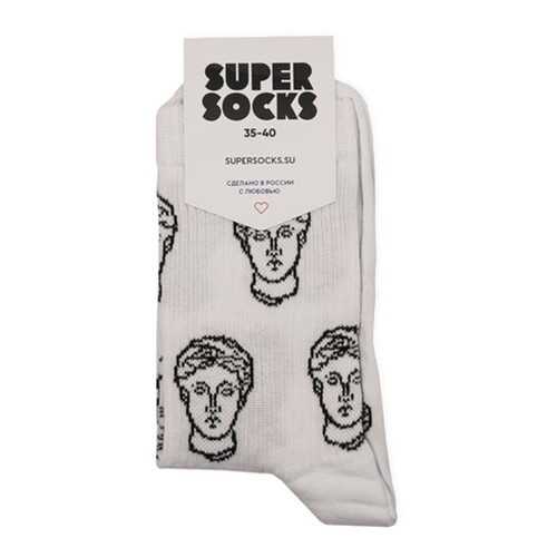 Носки Super Socks Antique Head белые 40-46 в Милабель