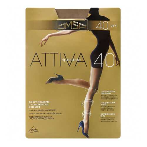Колготки Omsa ATTIVA 40 / Camoscio (Темный загар) / 5 (XL) в Милабель